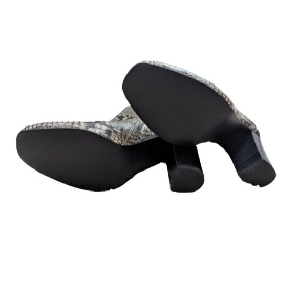 Steve Madden Pixie Snakeskin Print Mid-Calf Booties 8.5 M - Picture 8 of 9